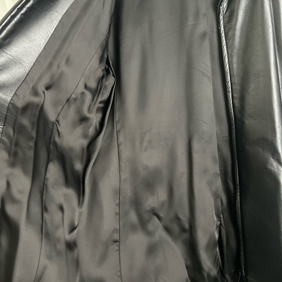 NWOT Ladies Vintage Leather Ranch Coat - Picture 5 of 15